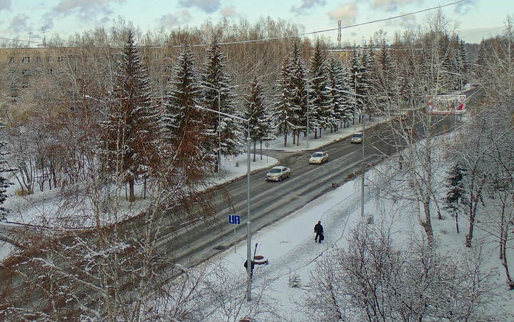Первый снег.