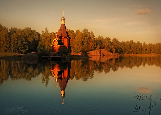 В лучах заката