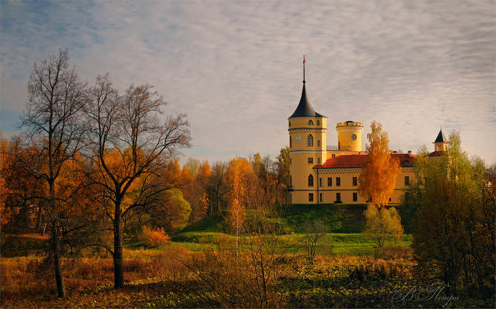 В лучах осеннего солнца