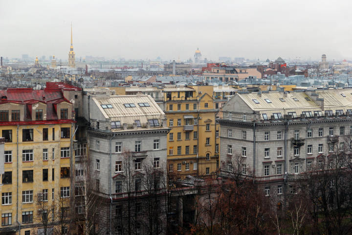 Крыши города в ноябре