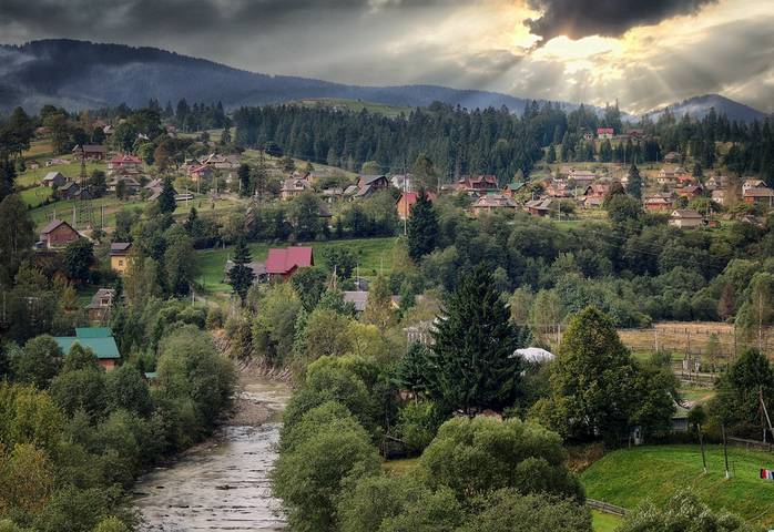 В Карпатах, Ворохта