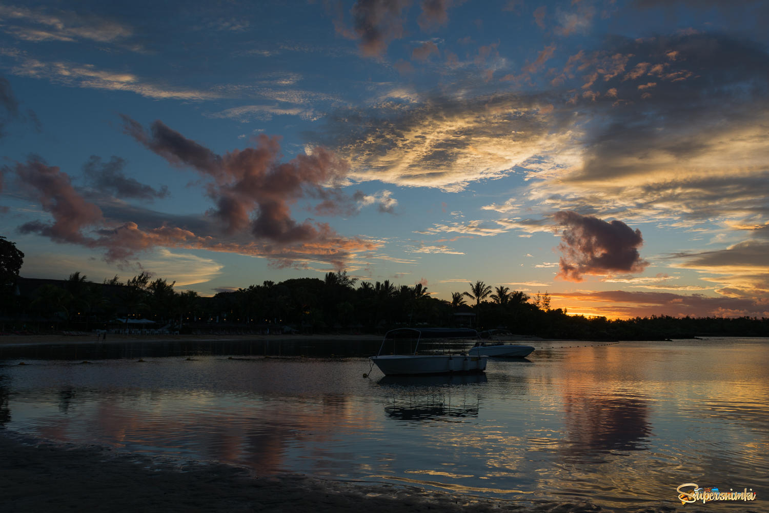 Закат на Маврикии
