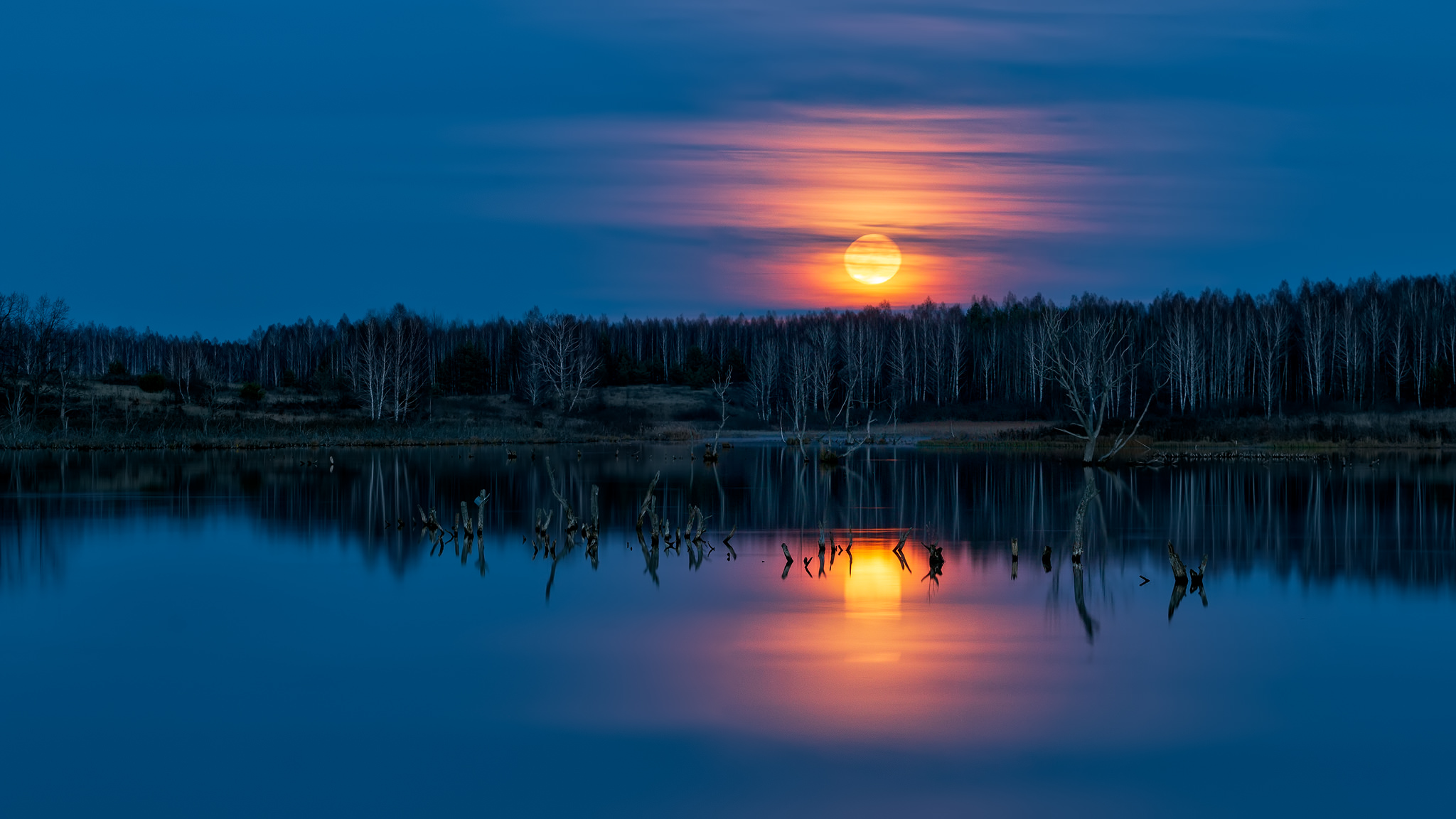 Восход луны
