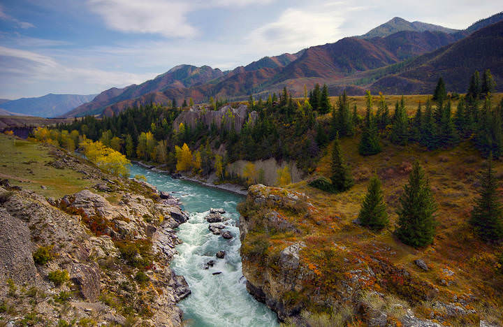 Осенняя Чуя у порога Горизонт
