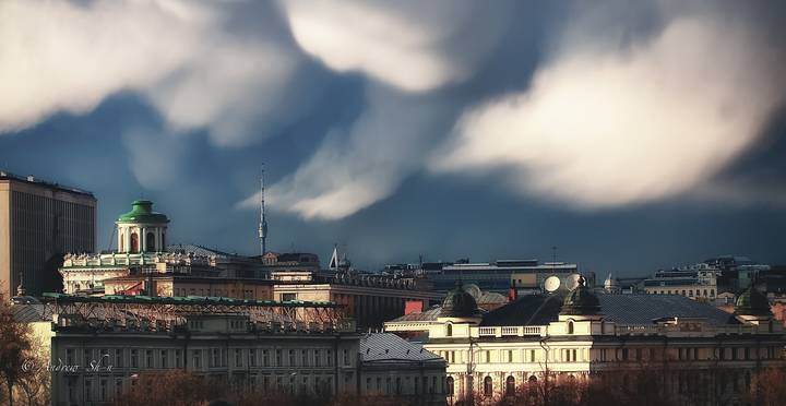 Облака Mammatus