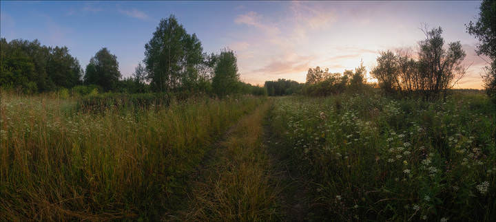 Вечерело