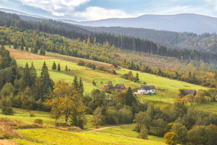Пейзажи Закарпатья