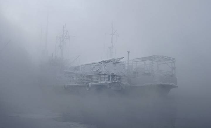 Плотный туман.