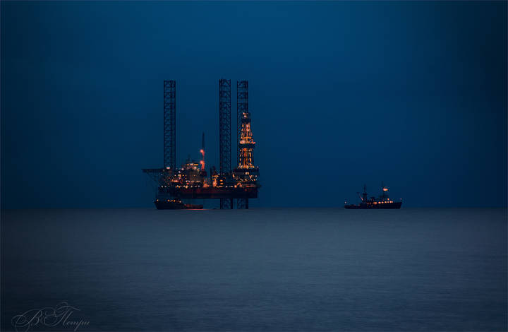 Ночная жизнь Балтийского моря