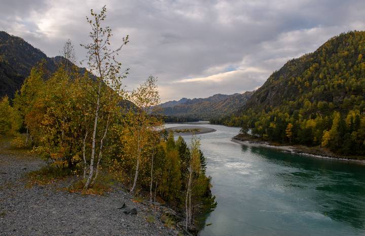 Осенняя Катунь.