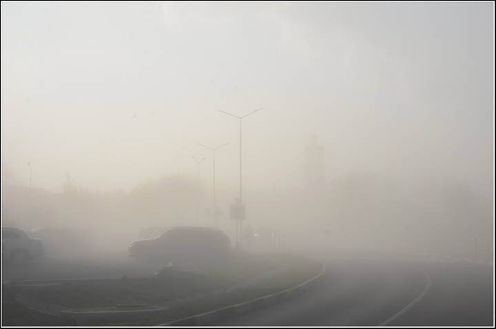 Туман в городе