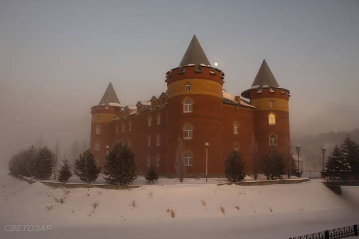 В тумане