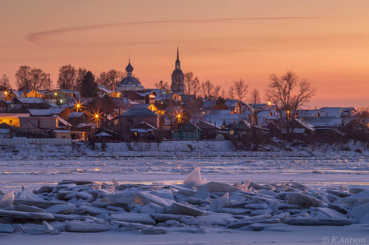 Кострома. Январский ледоход 