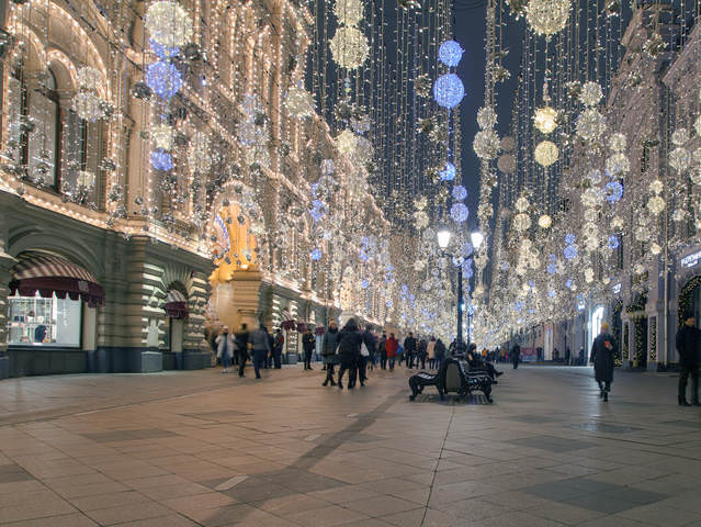 Праздничная Москва...