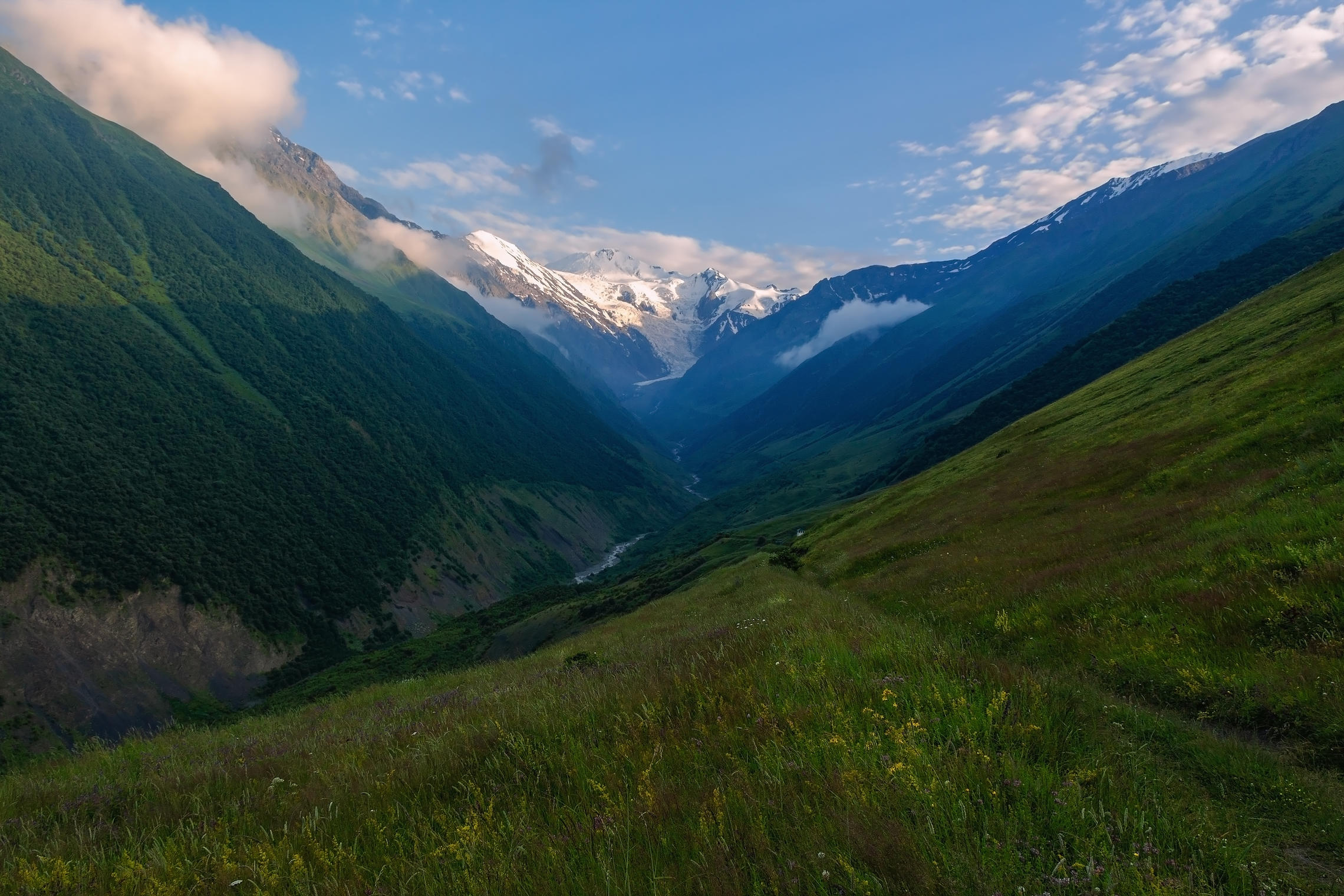 Вершины Осетии горные