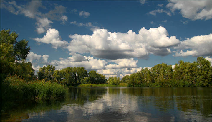 В заливе.