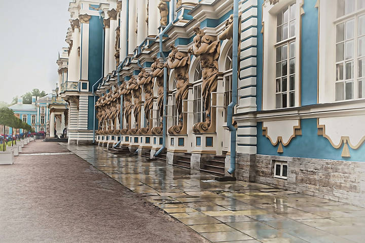 Атланты держат небо На каменных руках.