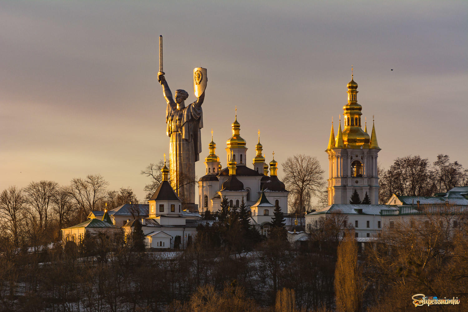 Рассвет в Киеве