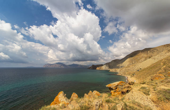 Изумрудное море...
