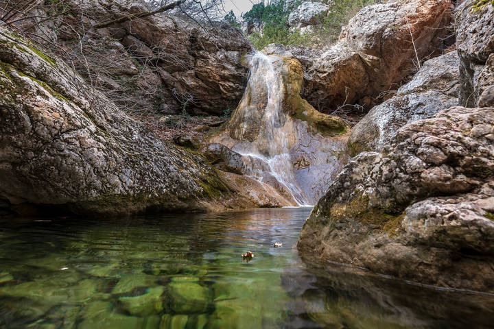 Пересыхающая река Крыма