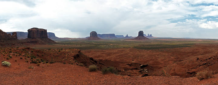 В Долине Монументов: вид с Artist Point.