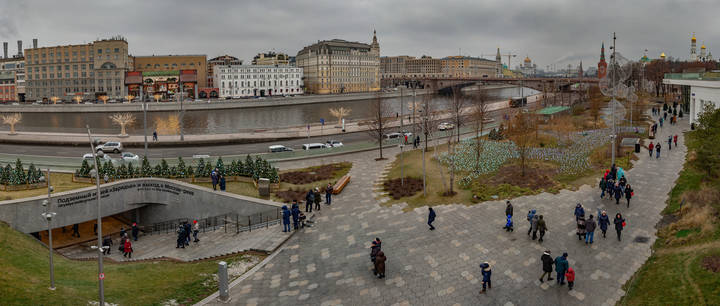 Москва,Зарядье 2020