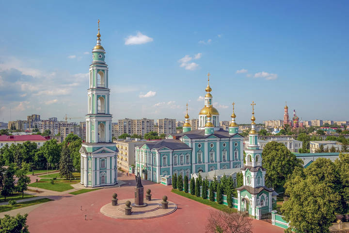 Спасо - Преображенский кафедральный собор Тамбова.