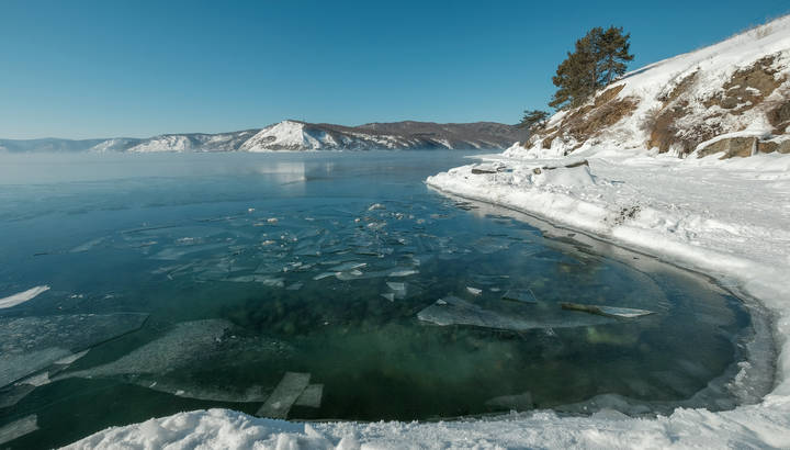 На Байкале.