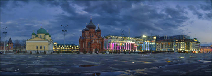 Огни вечерней Тулы
