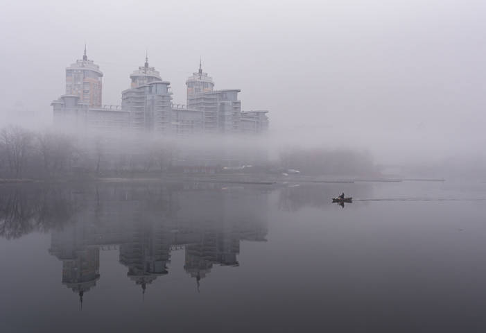 Рассвет в Киеве