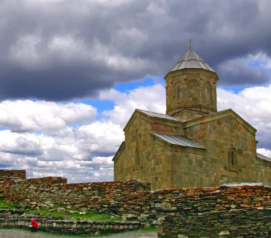 Троицкий храм в Гергети.