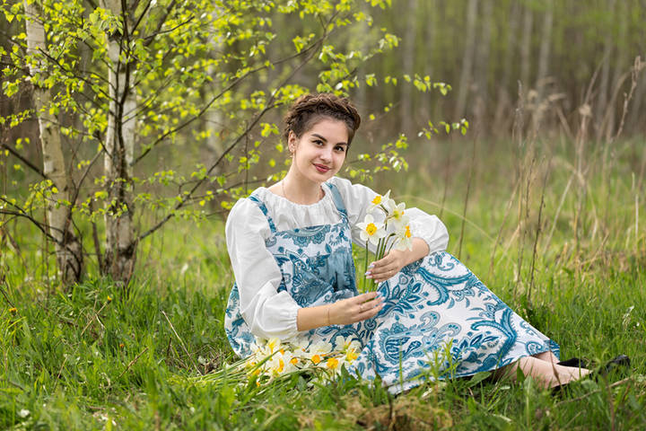 С нарциссами