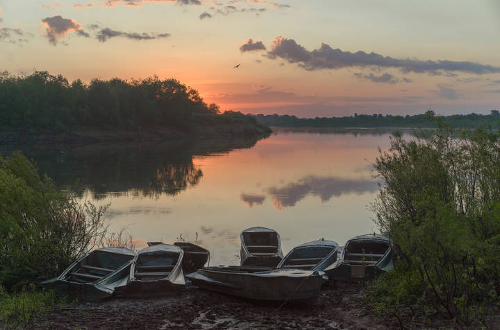 Летний рассвет на р.Чепце