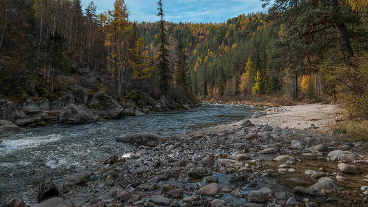На берегу Ихэ - Ухгунь.