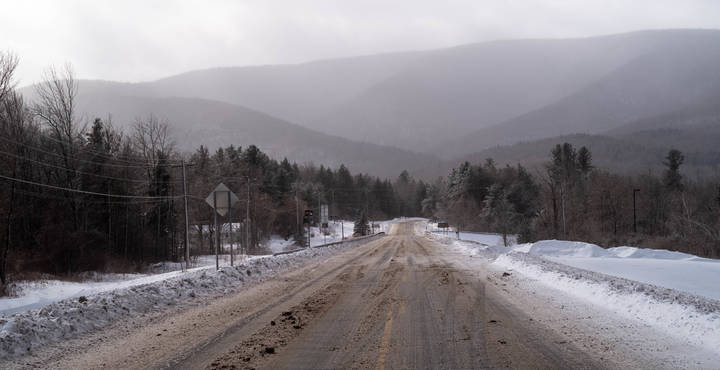 In the Catskills. January.