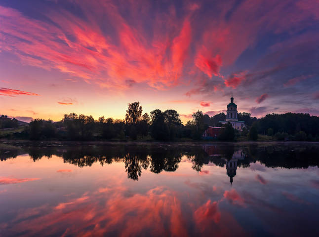 Утро на Барских прудах