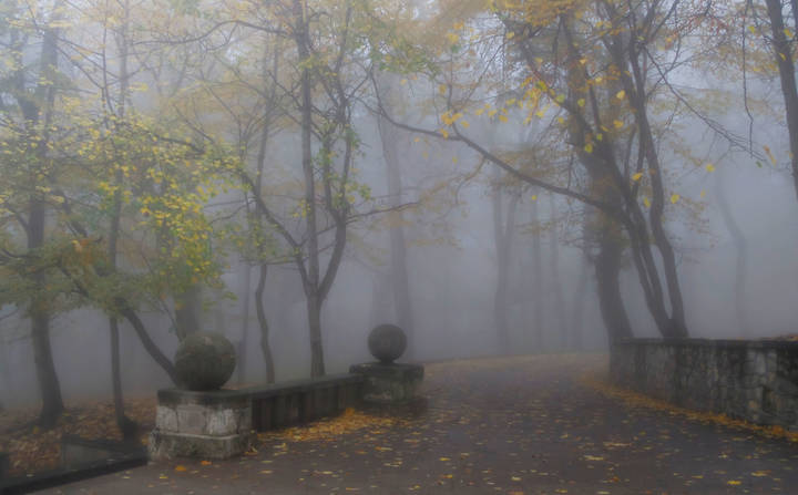 В парке осеннем.......  