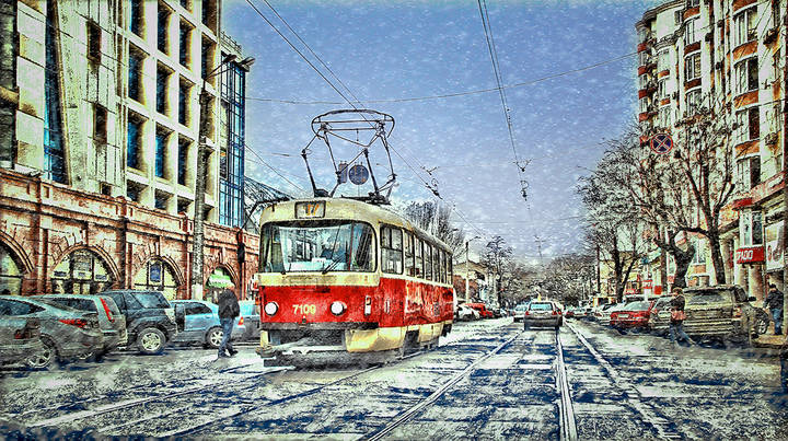 На улицах Одессы