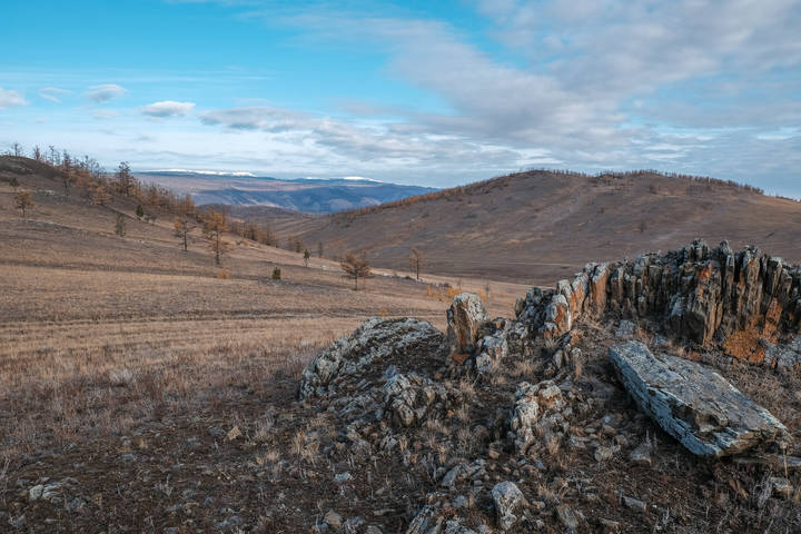 На холмах Тажеранской степи.