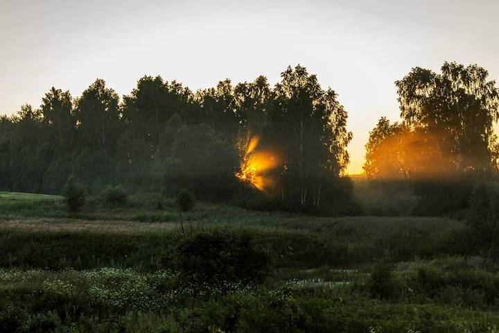 На рассвете