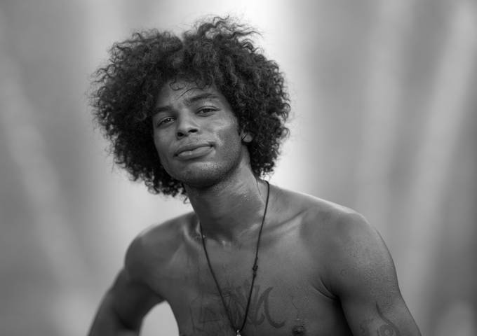 A city park dancer