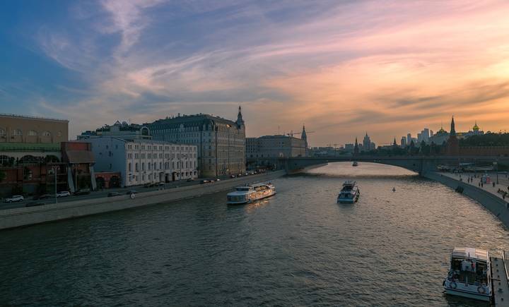 Москва, вечерний вид