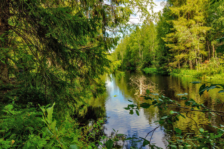 Карелия. Рускеальские водопады.