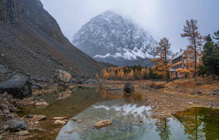 Караташ в тумане