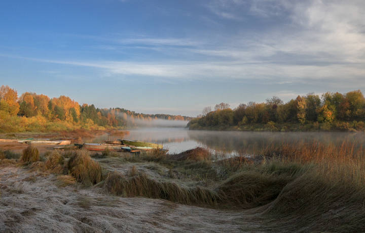 Осеннее утро на р.Чепце