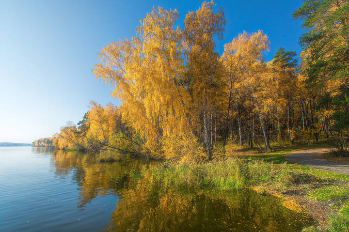 Осень на озере
