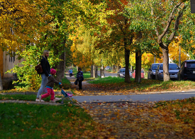 Осень в городе.