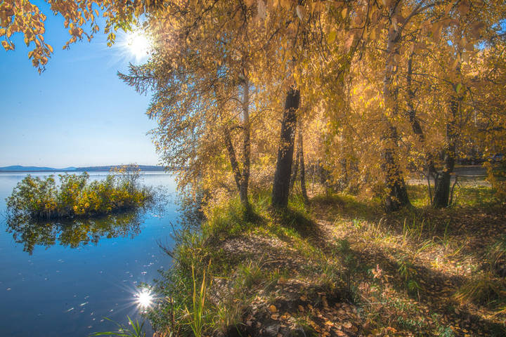 Осеннее солнце