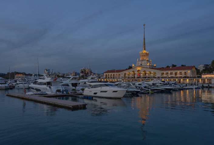 Вечер у Морвокзала