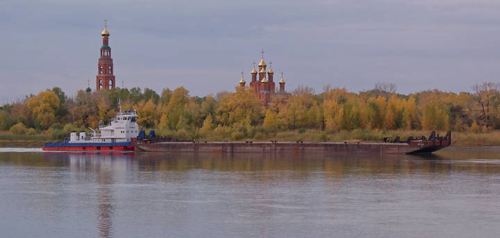 Осень на Иртыше.
